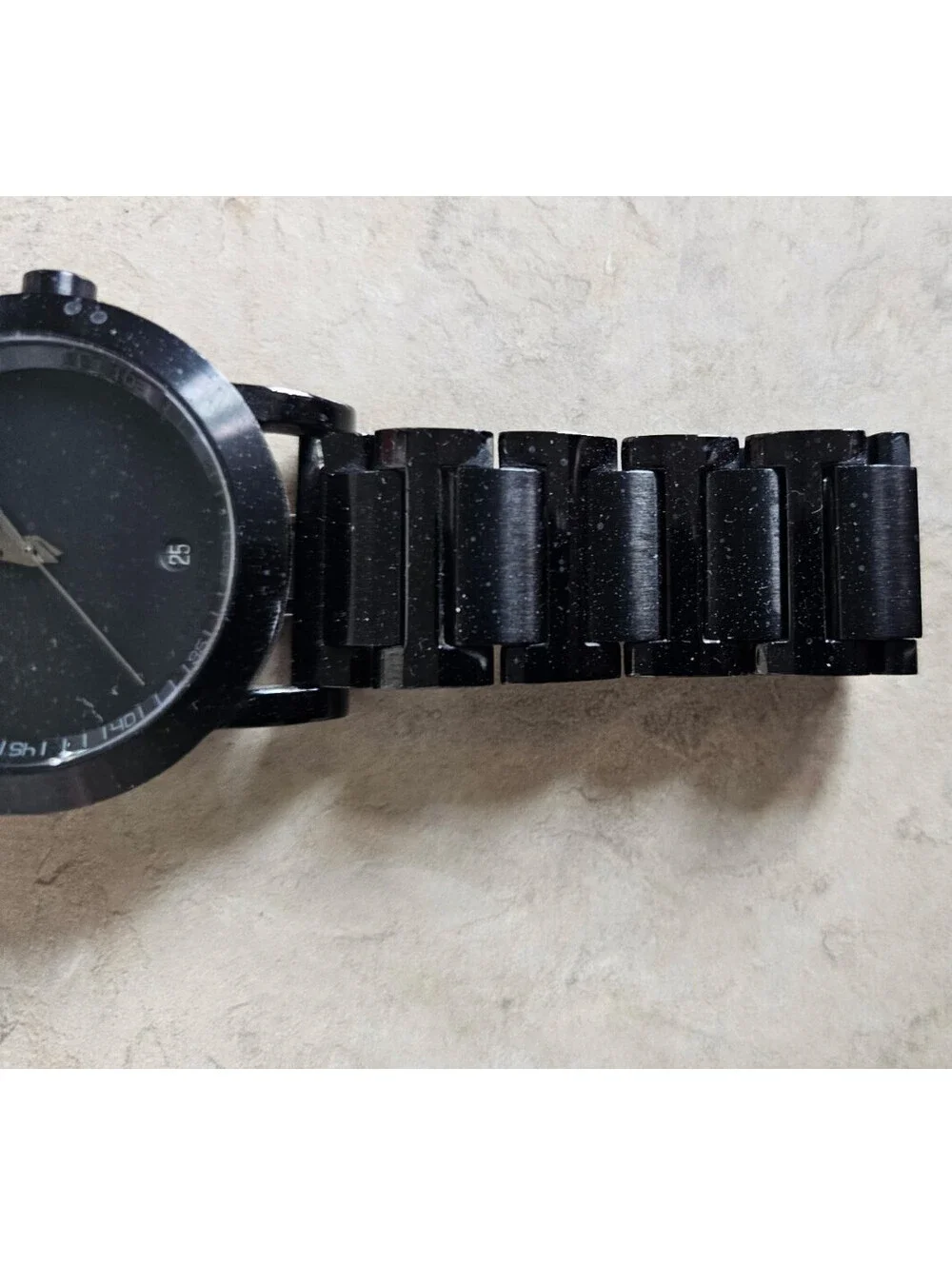 Movado Men's Black PVD Museum Sport Watch Black/Black Model#: 07.1.36.1202~ NB